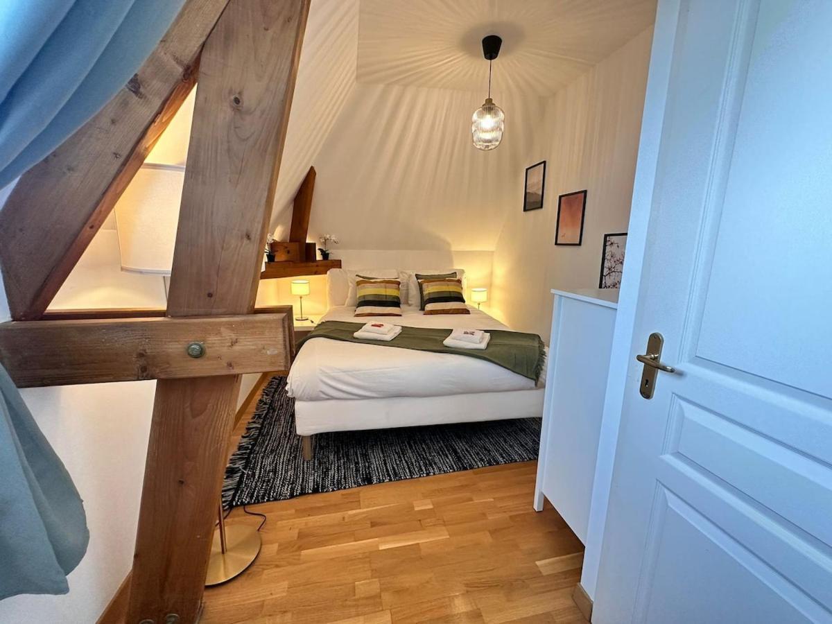 S Bayleved'Air Duplex Vue Chateau, Balneo Et Sauna Sedan Dış mekan fotoğraf