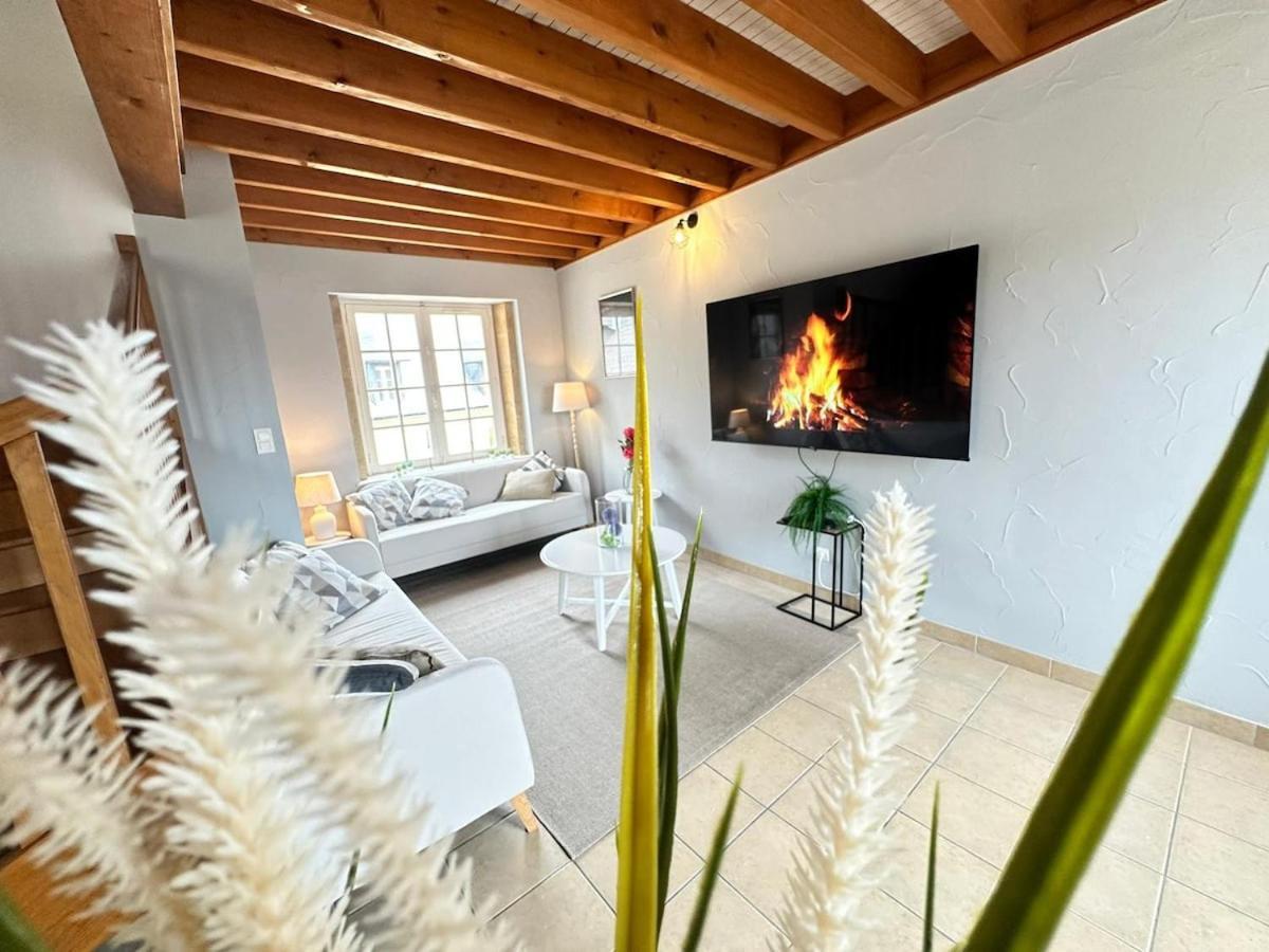 S Bayleved'Air Duplex Vue Chateau, Balneo Et Sauna Sedan Dış mekan fotoğraf