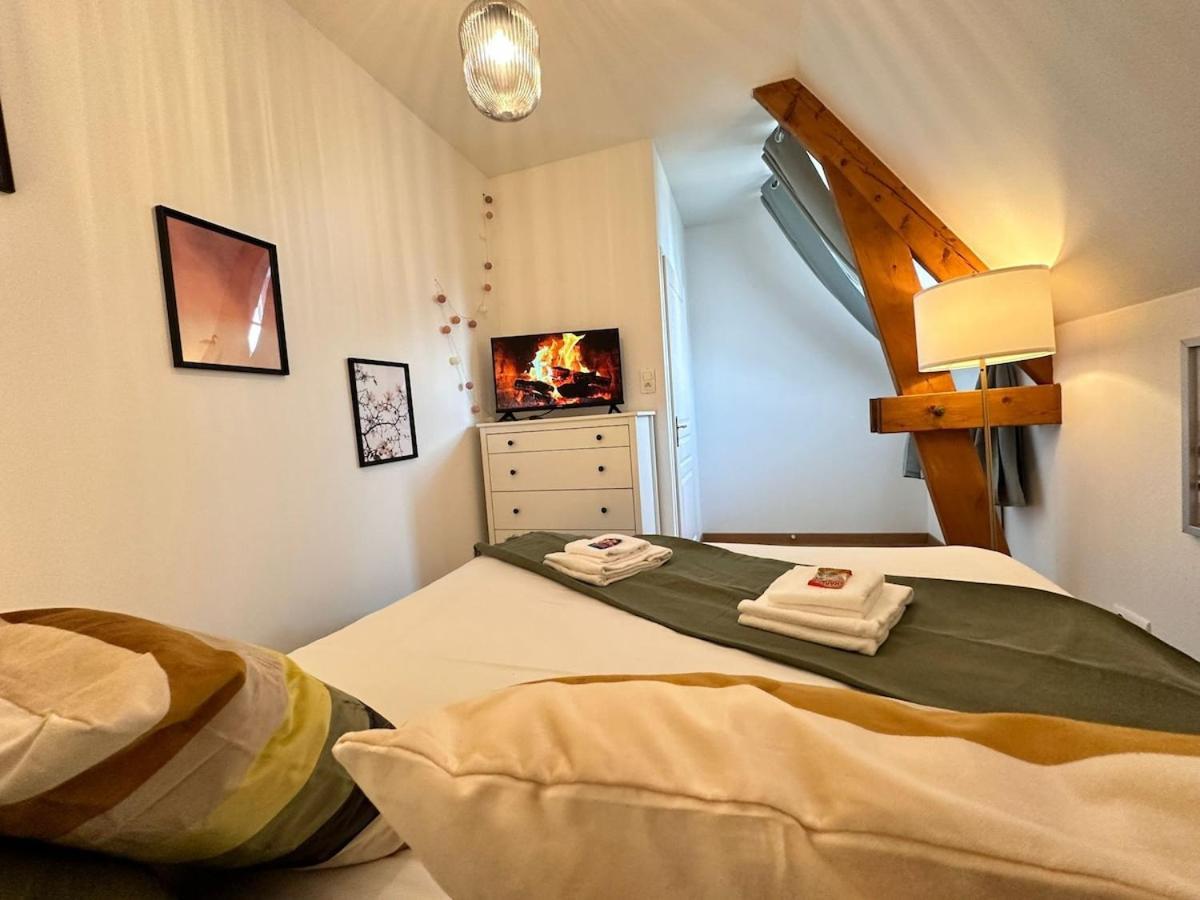 S Bayleved'Air Duplex Vue Chateau, Balneo Et Sauna Sedan Dış mekan fotoğraf