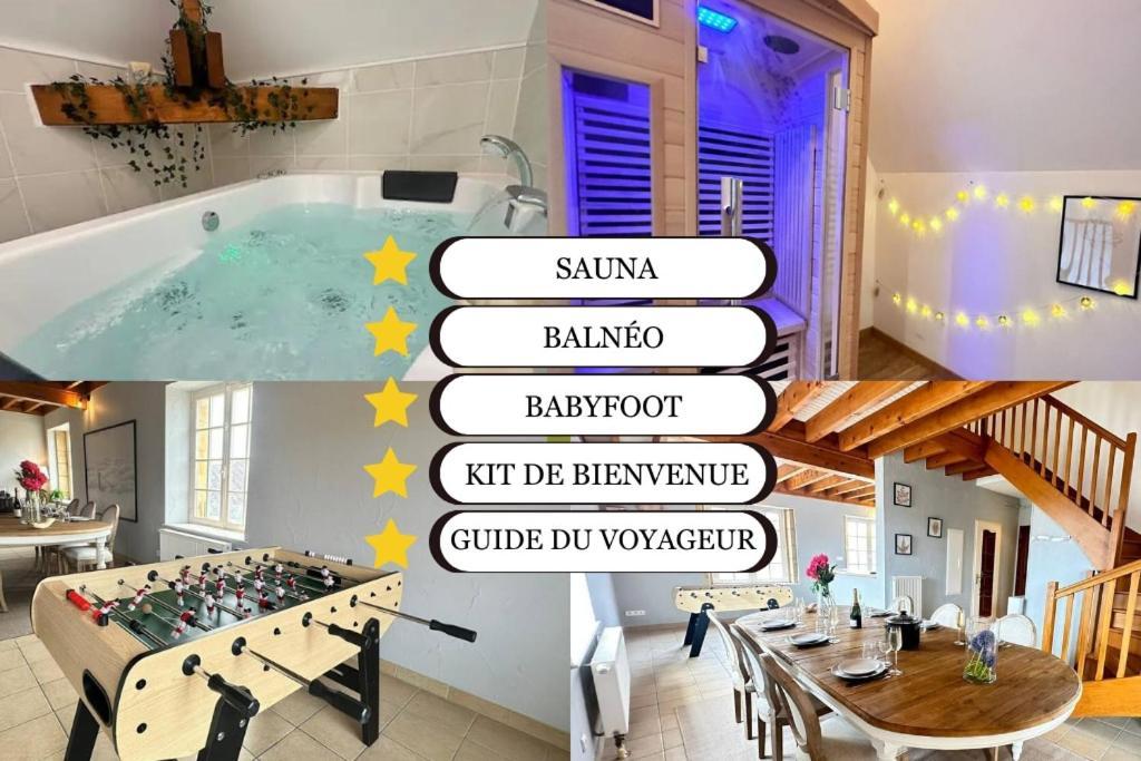 S Bayleved'Air Duplex Vue Chateau, Balneo Et Sauna Sedan Dış mekan fotoğraf