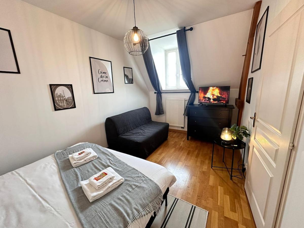 S Bayleved'Air Duplex Vue Chateau, Balneo Et Sauna Sedan Dış mekan fotoğraf