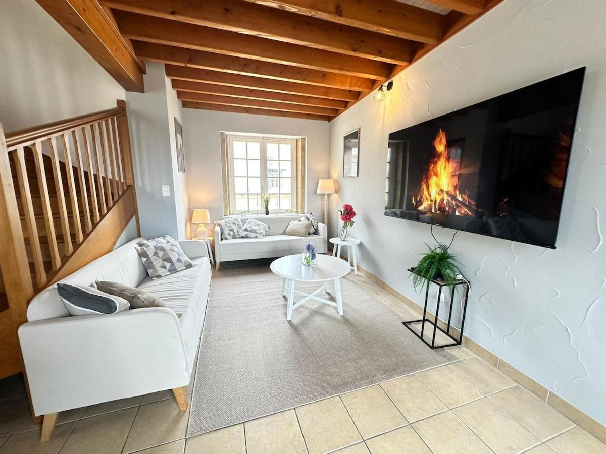 S Bayleved'Air Duplex Vue Chateau, Balneo Et Sauna Sedan Dış mekan fotoğraf