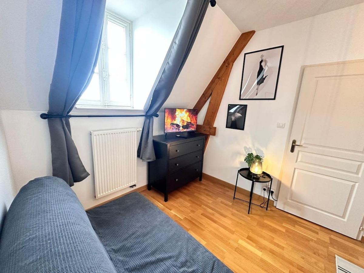 S Bayleved'Air Duplex Vue Chateau, Balneo Et Sauna Sedan Dış mekan fotoğraf